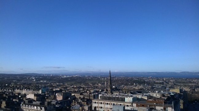 A view of Edinburgh from Scotts Monument 